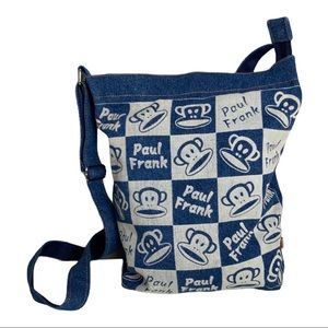 Paul Frank Denim Crossbody Purse